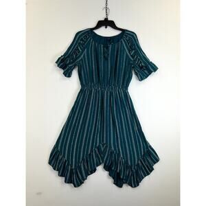 Kaari blue Dress Women’s Large Dark Blue Short Sleeve 100% Modal